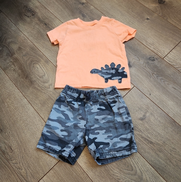 18m Boys camo Dino Set - Picture 1 of 2